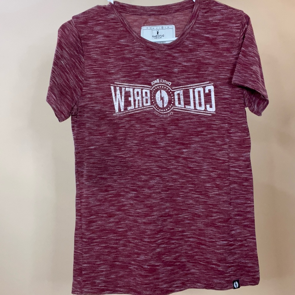 RARE Marron Dutch Bros Shirt